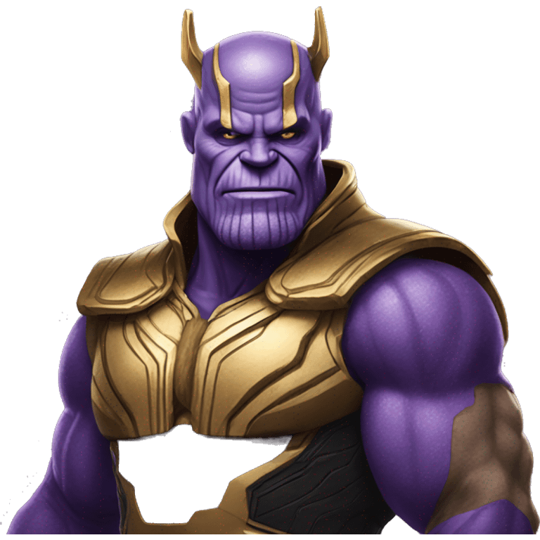 Thanos with a furry costume emoji