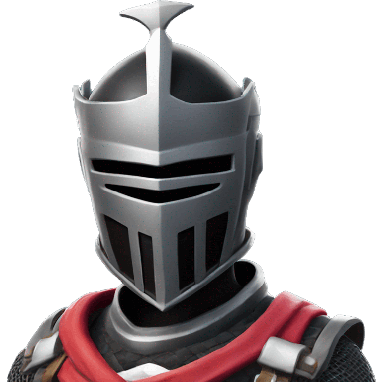 Fortnite black knight male open visor emoji