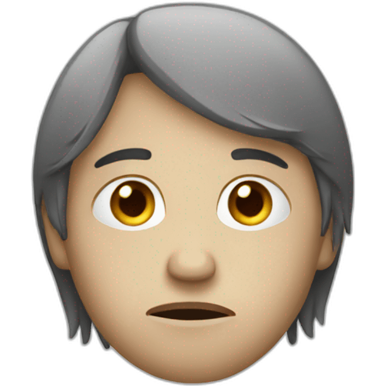 sad french person emoji