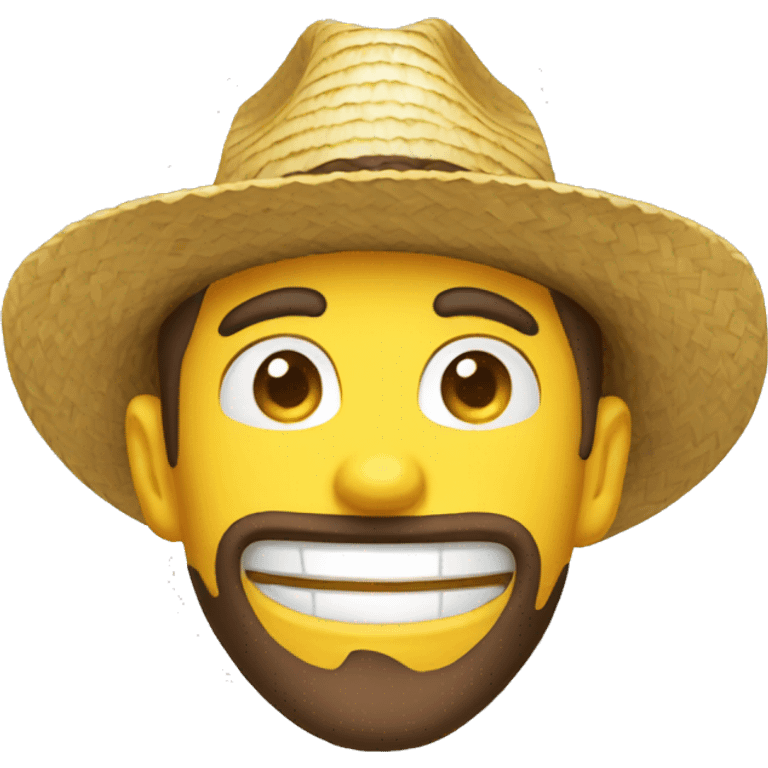 straw hat adventure attitude emoji