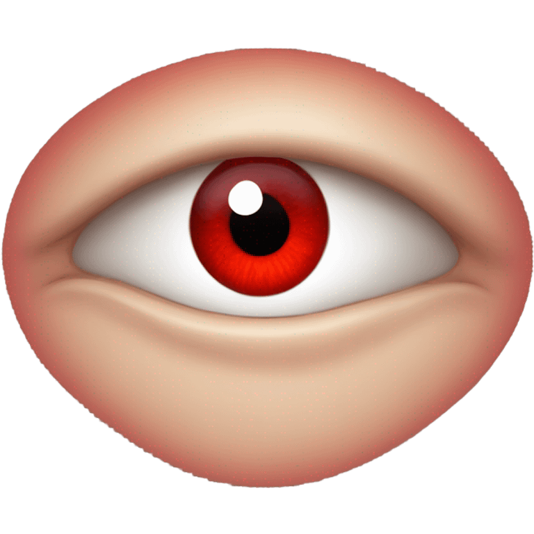 Red Sclera emoji