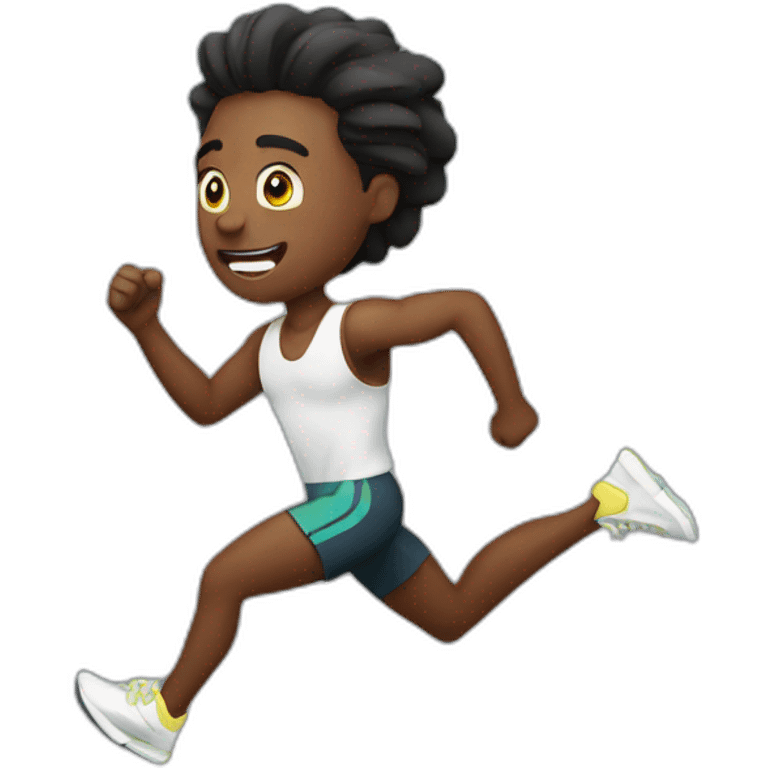 Runner fast emoji