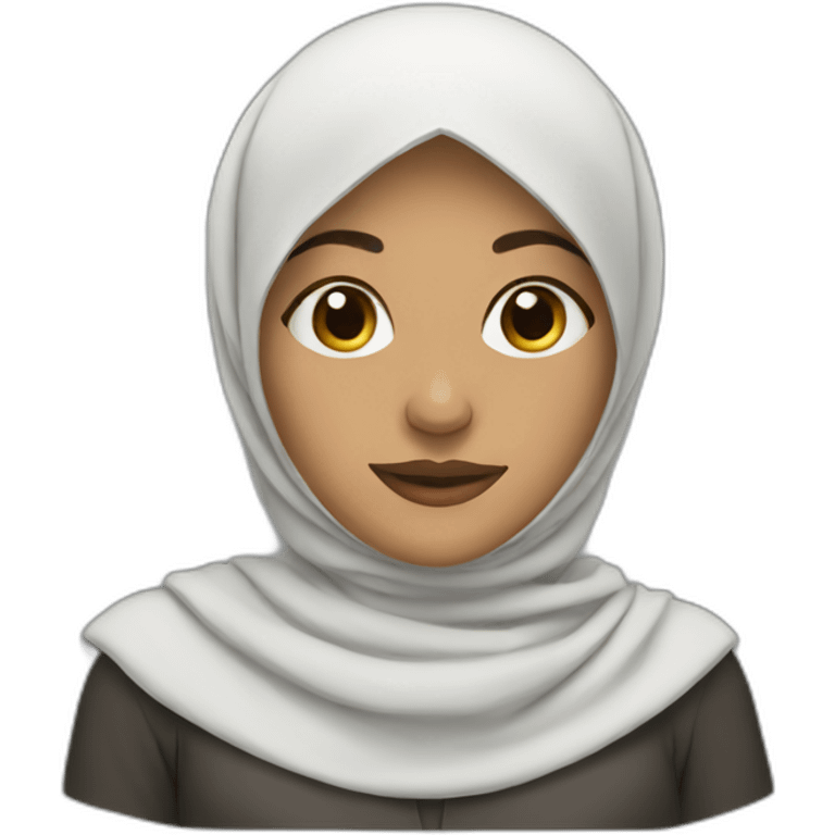 Woman wearing hijab emoji