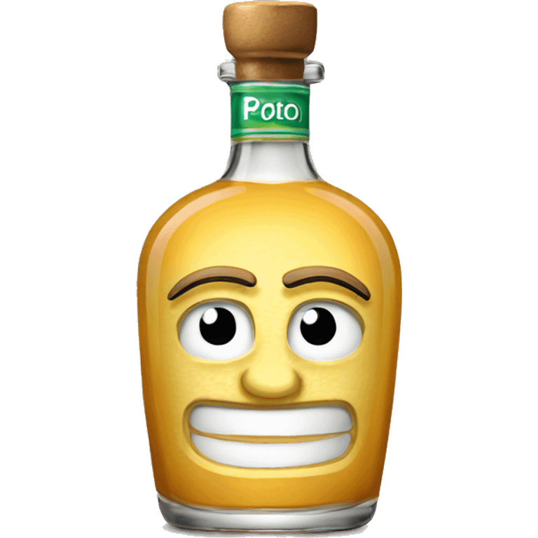 Patron tequila bottle emoji