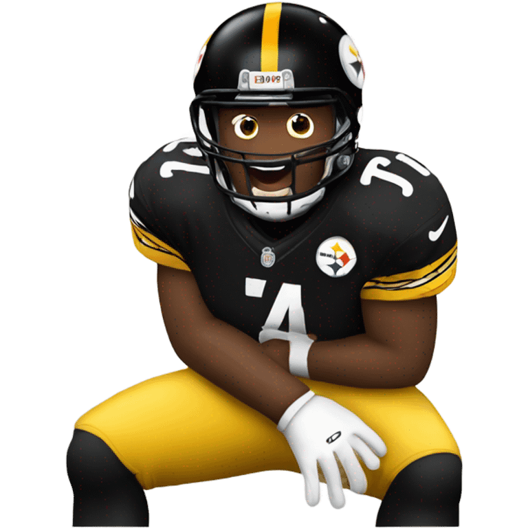 Steelers player  emoji