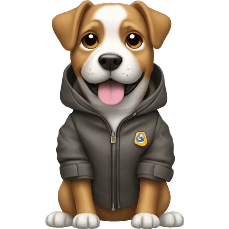 dog in a jacket emoji