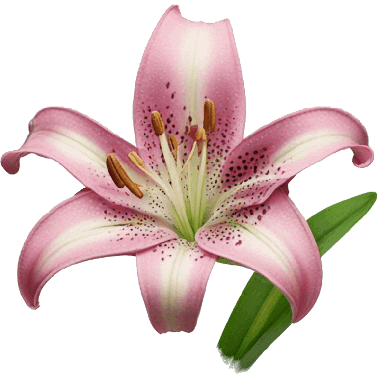 the stargazer lily emoji