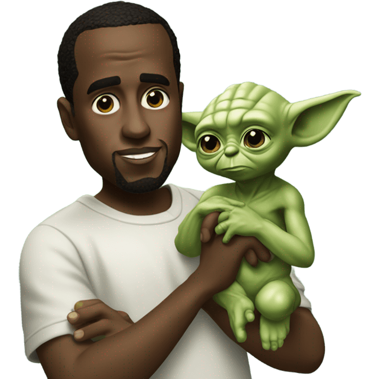 Make p diddy holding yoda emoji