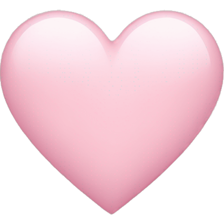 light pink heart emoji