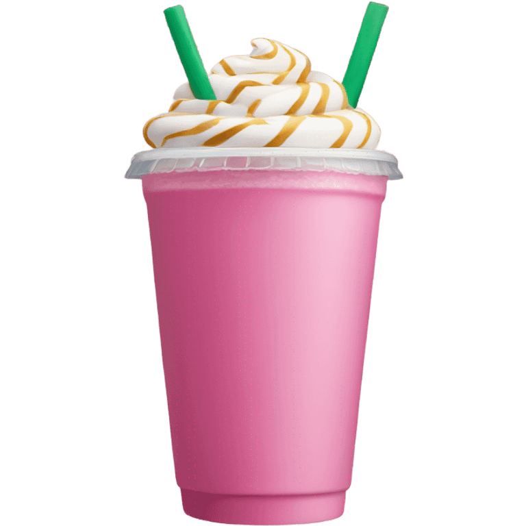 pink Starbucks drink emoji