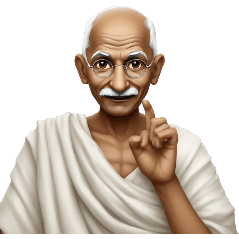 Mahatma Gandhi emoji