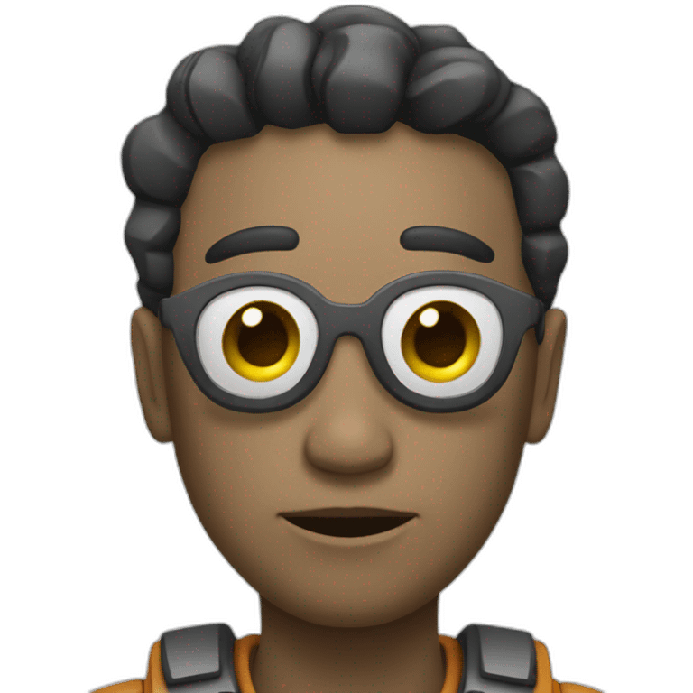 um robô emoji