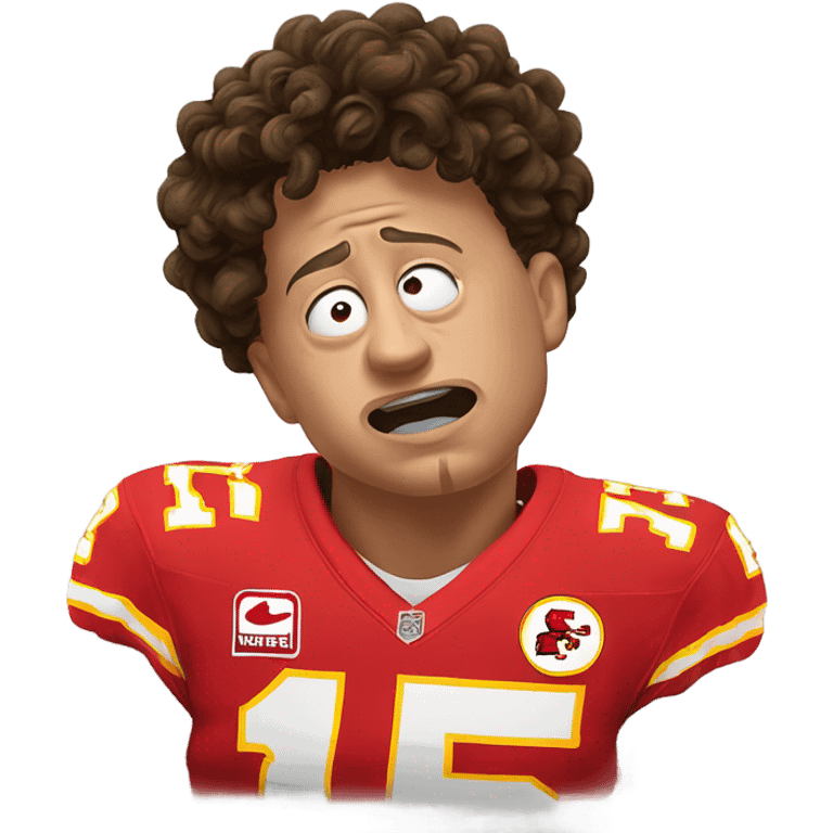 Patrick Mahomes crying  emoji