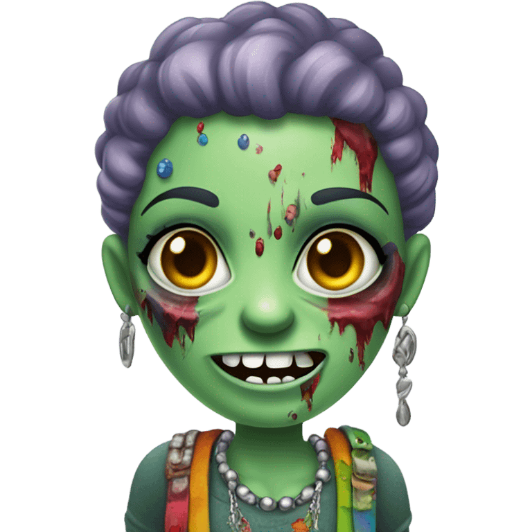 Gay zombie emoji