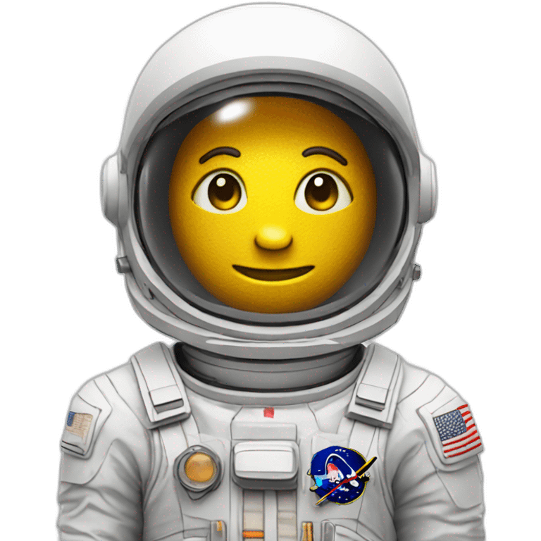 3d halloween themed astronout emoji