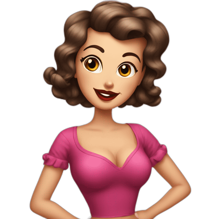 pinup woman emoji