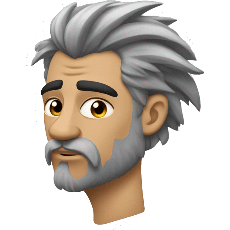 La roca con tatuaje de lobo  emoji