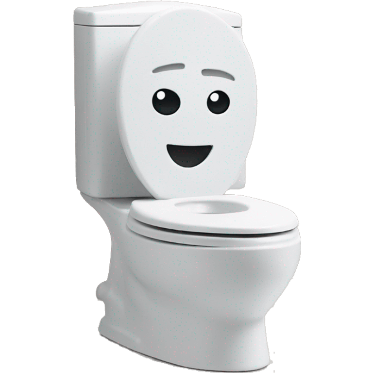 sigma toilet with a head coming out emoji