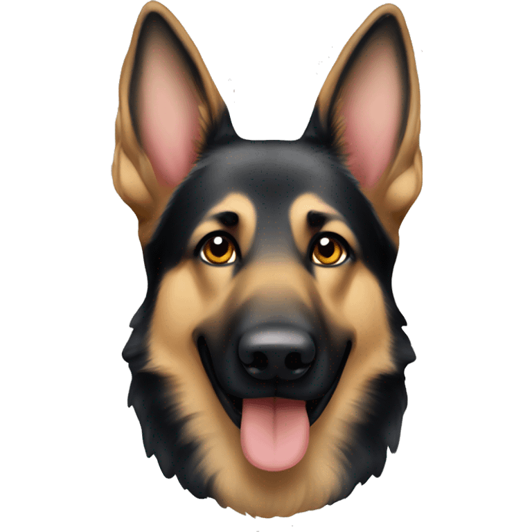 christmas german shepherd  emoji