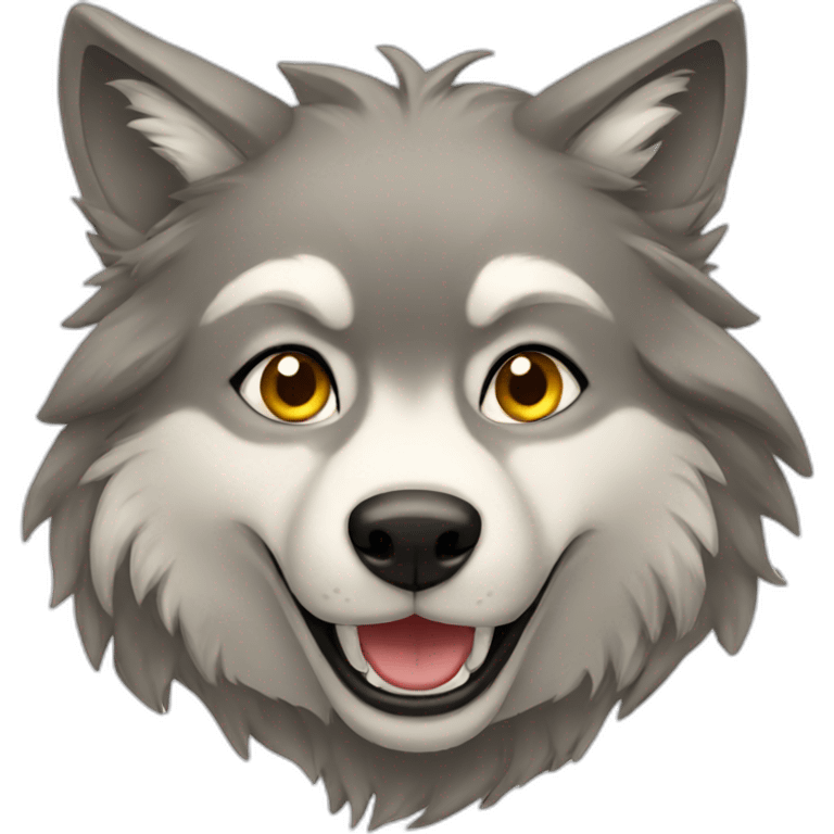 Female wolf  emoji