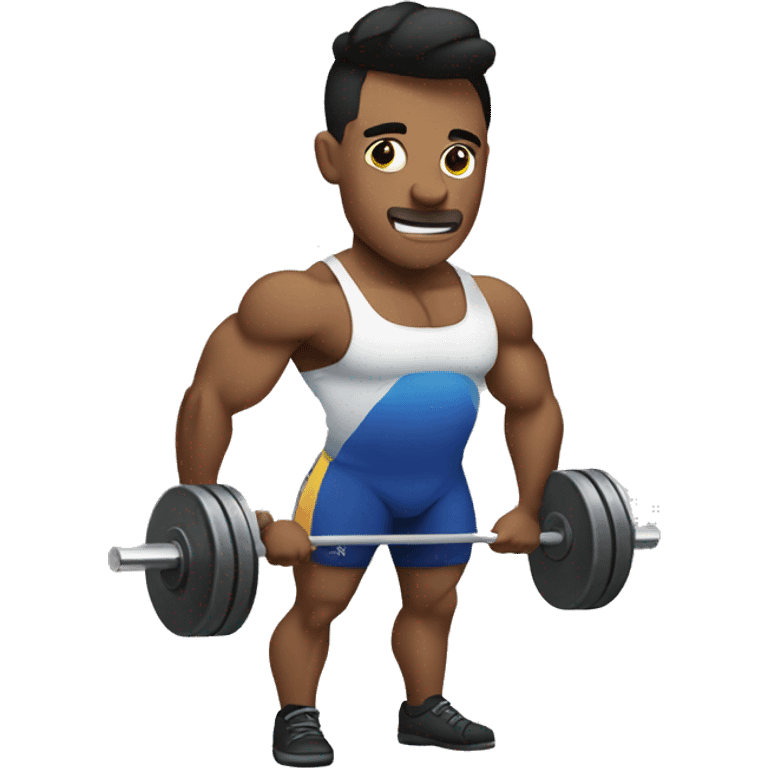 weightlifter with sidecut emoji