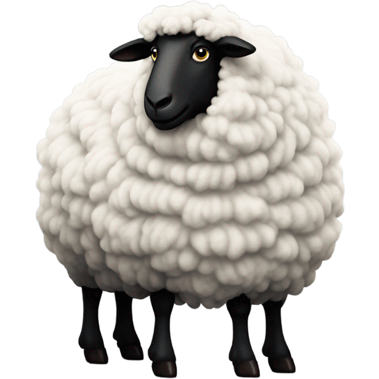 Black sheep emoji