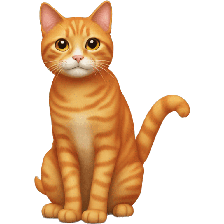 Orange cat emoji