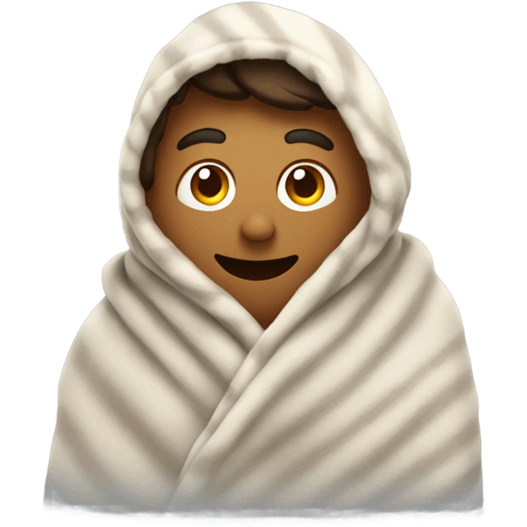 Boyfriend in blanket emoji