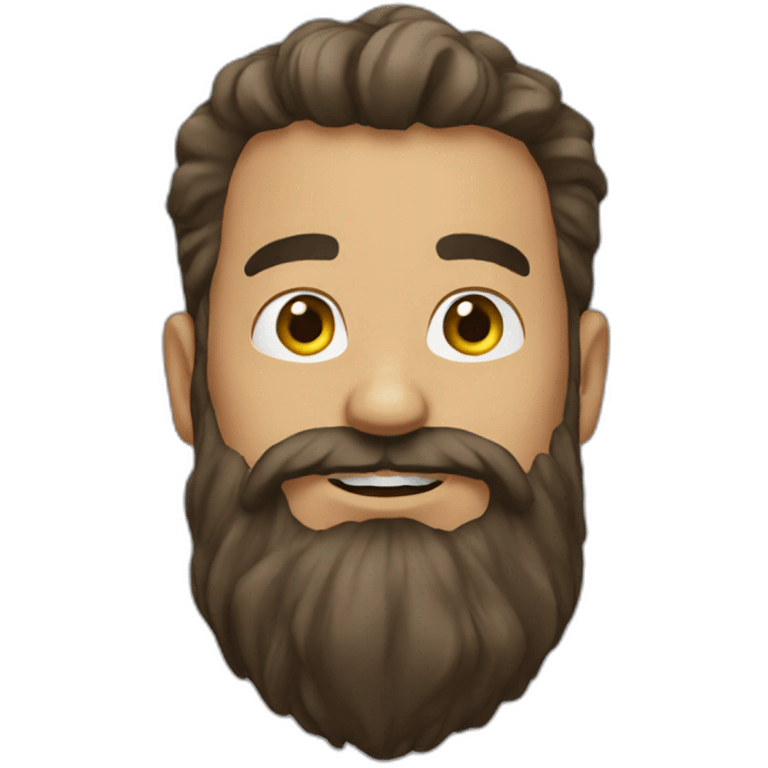 Beard Big emoji