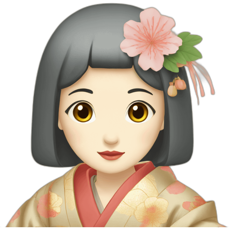 japanese-young-lady-in-the-Heian-era emoji