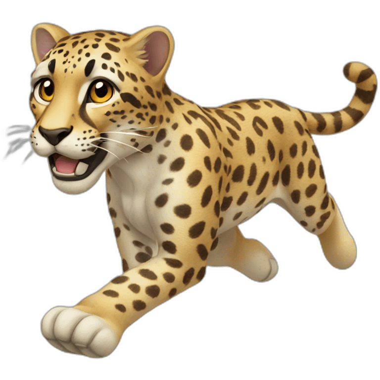 Guépard run emoji