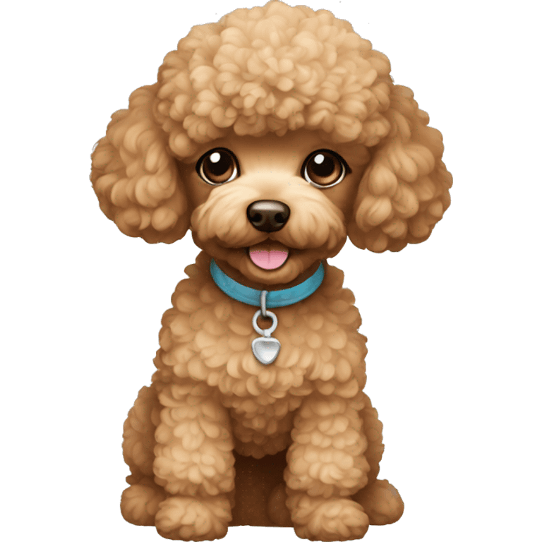 Toy poodle emoji