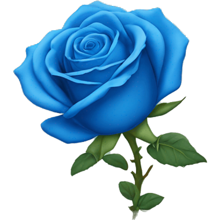 blue rose  emoji