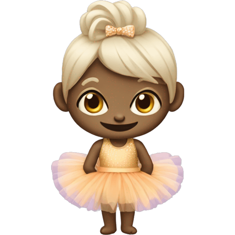 chipanzee with a tutu emoji