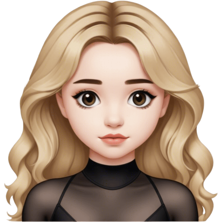 sabrina carpenter in body suit emoji