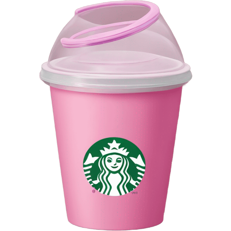 Starbucks pink cup emoji