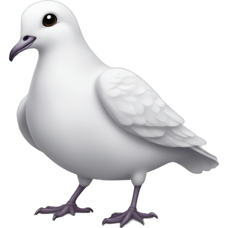 A pretty dove emoji