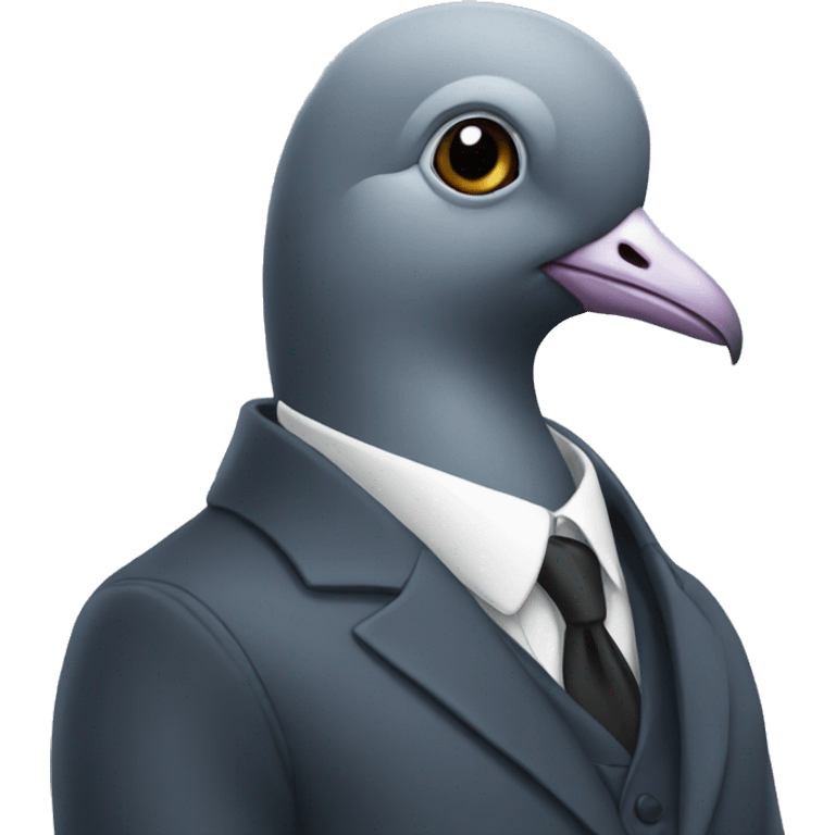 pigeon in a suit emoji