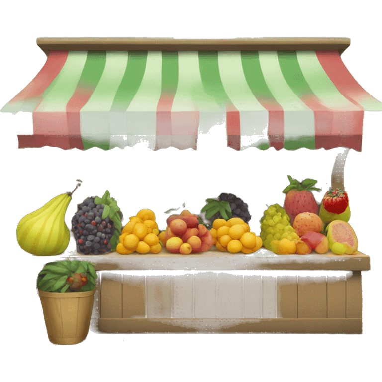 Fruit stand emoji