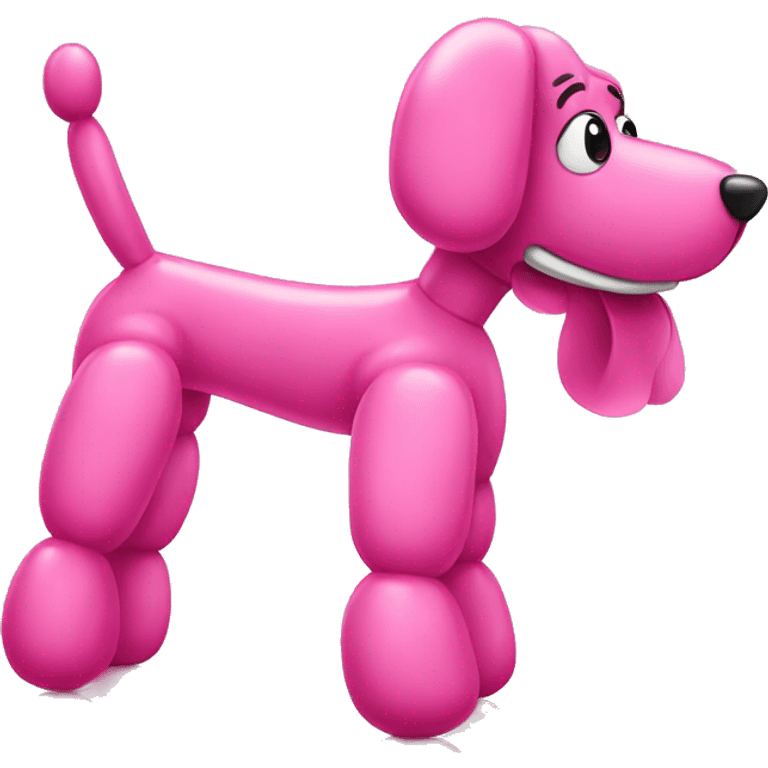 pink balloon dog emoji