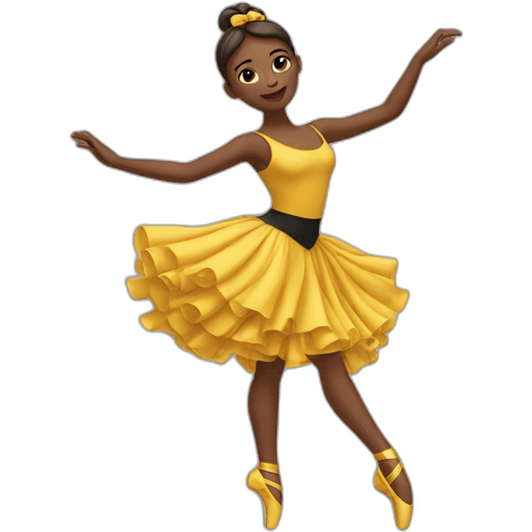 Danseuse de contemporain  emoji