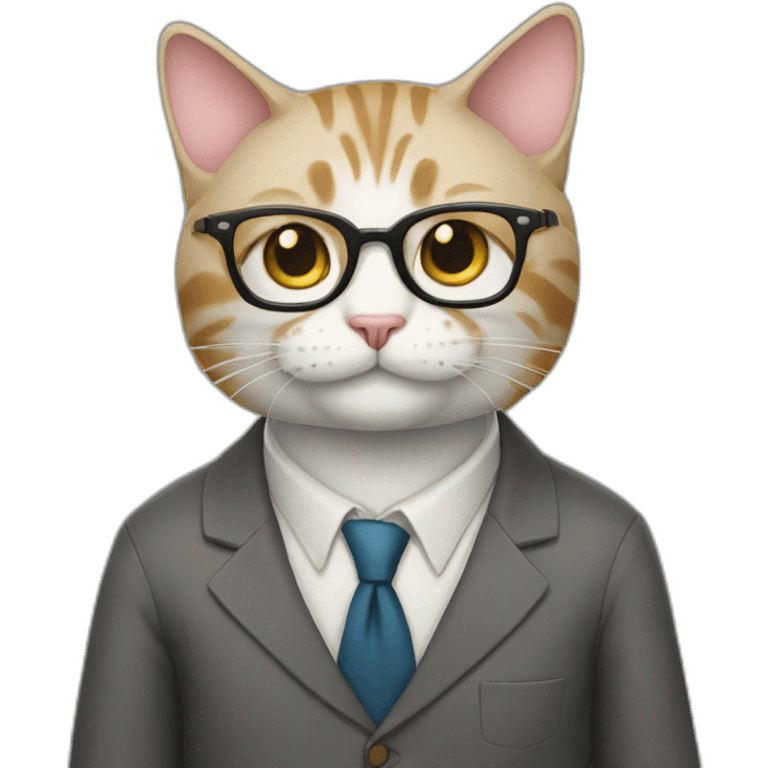 professor cat emoji