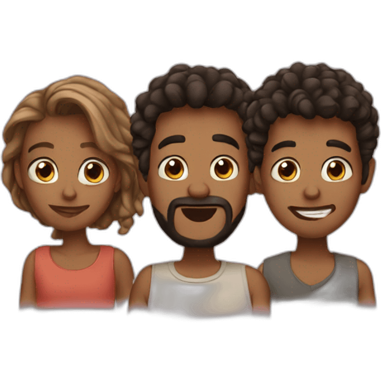 Trio emoji