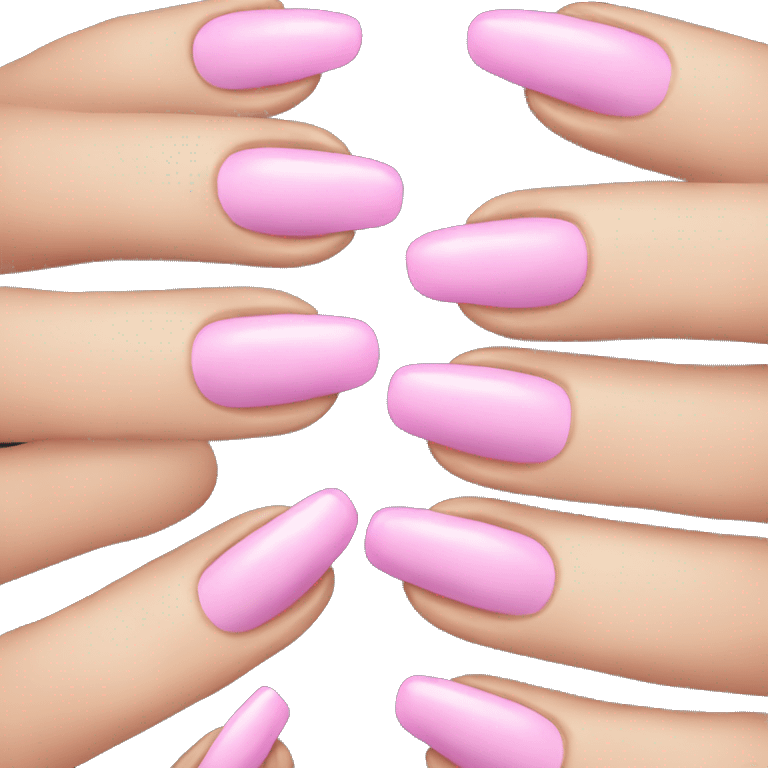 Pink nails emoji