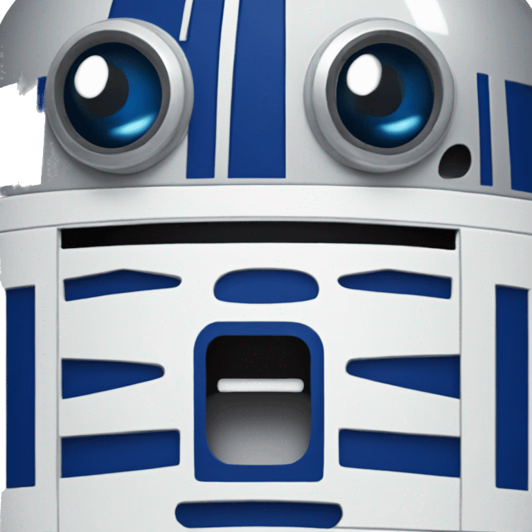 R2D2 face only emoji