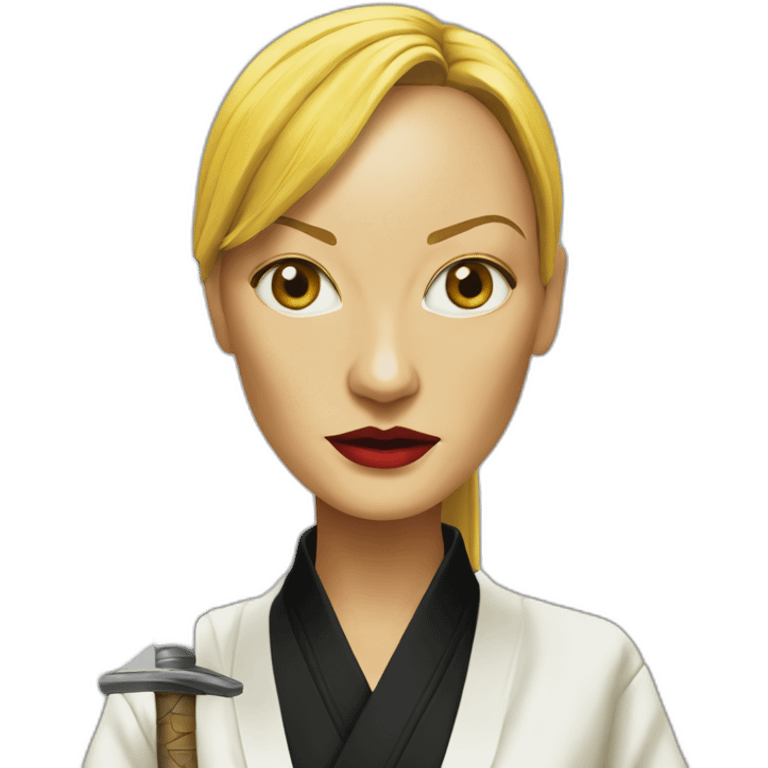 uma thurman, kill bill emoji