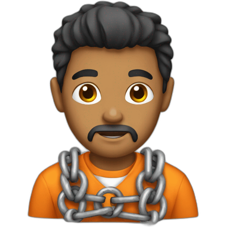 chained prisoner emoji