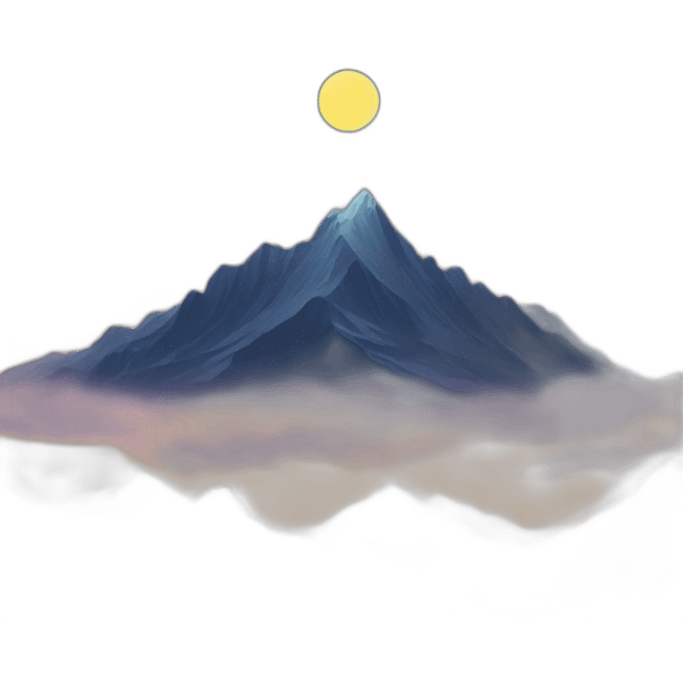 night mountain emoji