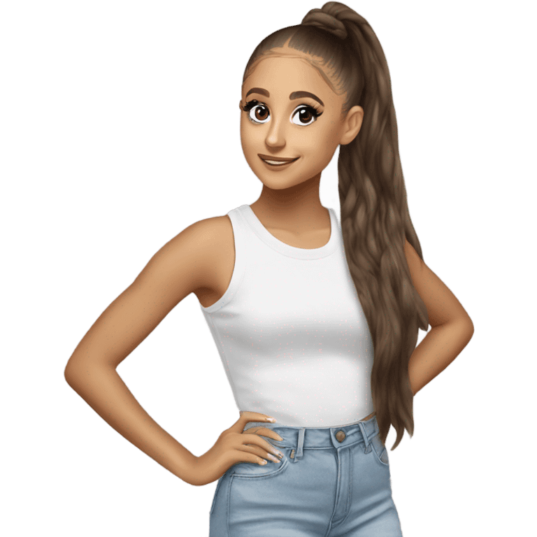 Hyper Realistic - Ariana Grande photo  emoji