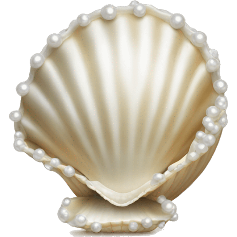 shell with pearl emoji